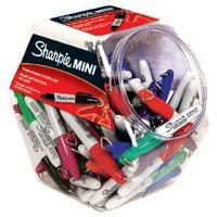 Sharpie Mini Permanent Fine Assorted Marker Canister of 72 S0811300