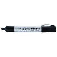 Sharpie Pro King Size Permanent Black Chisel Tip Marker Pack of 12