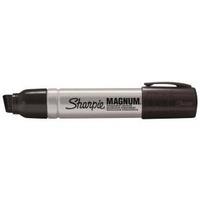 Sharpie Magnum Permanent Marker Extra Large Chisel Tip Black Pack of