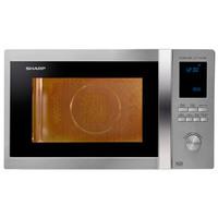 Sharp R982STM Large Combi Microwave Oven in Stainless Steel 42L