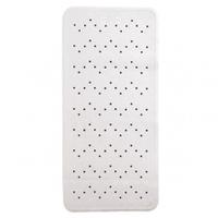 Showerdrape Classic Bath Mat, White, 74cm x 34cm