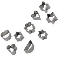 shaped cutter set assorted shapes set of 9