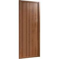 Shaker Natural Walnut Effect Sliding Wardrobe Door (H)2220 mm (W)610 mm