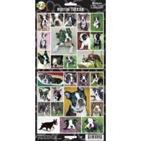 Sheet Of 27 Boston Terrier Stickers