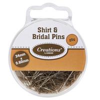 Shirt & Bridal Pins For Delicate Fabrics