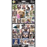 Sheet Of 27 Yorkshire Terrier Stickers