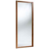 shaker full length mirror natural walnut effect sliding wardrobe door  ...