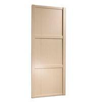 Shaker Natural Maple Effect Sliding Wardrobe Door (H)2220 mm (W)914 mm