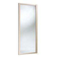 Shaker Full Length Mirror Natural Maple Effect Sliding Wardrobe Door (H)2220 mm (W)762 mm