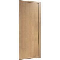 Shaker Natural Oak Effect Sliding Wardrobe Door (H)2220 mm (W)762 mm