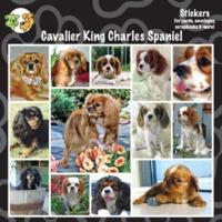 Sheet Of 27 Charles Spaniel Stickers