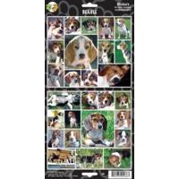 Sheet Of 27 Beagle Stickers