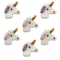 Shimmering Unicorn Cake Toppers