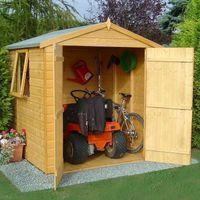 shire arran double door shed 6x6