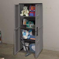 shire large cupboard with shelves plastic store