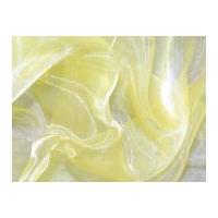 Sheer Organza Dress Fabric Yellow