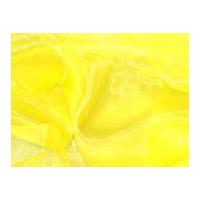 Sheer Organza Dress Fabric Flo Yellow