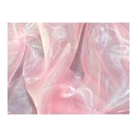 Sheer Organza Dress Fabric Soft Pink