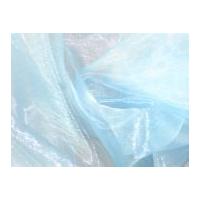 Sheer Organza Dress Fabric Baby Blue