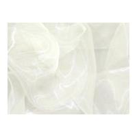 Sheer Organza Dress Fabric Cream