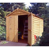 shire shire 6 x 8 overlap double door shed