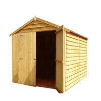 Shire Shire 8\' x 6\' Overlap Apex Double Door Shed
