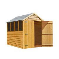 shire shire 7 x 5 overlap apex double door shed