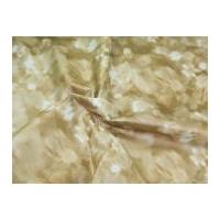 shimmer tie dye polyester dress fabric brown cream