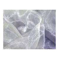 Sheer Organza Dress Fabric Grey