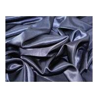 Shimmer Crepe Like Satin Dress Fabric Navy Blue