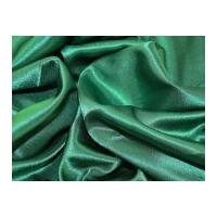 Shimmer Crepe Like Satin Dress Fabric Bottle Green