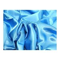 Shimmer Crepe Like Satin Dress Fabric Kingfisher