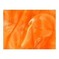 sheer organza dress fabric orange