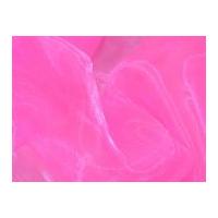 Sheer Organza Dress Fabric Flo Pink