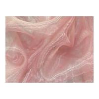 sheer organza dress fabric baby pink