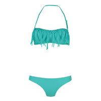 Shiwi-Bikinis - Bikini Bandeau Fringe Solid - Green