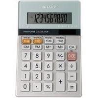 Sharp Semi-Desktop Calculator 10-digit Silver EL-331ER