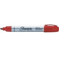 Sharpie Metal Permanent Marker Small Chisel Tip Red
