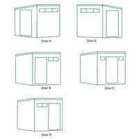 shedlands 8ft x 6ft 244m x 183m dalby pent shed