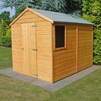 shire 6ft x 8ft 179m x 239m durham apex shiplap shed