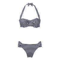 Shiwi-Bikinis - Bikini Padded Balcony Nautic Stripe Cup B/C - Blue