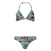 Shiwi-Bikinis - Kids Bikini Triangle Panter Jungle - Black