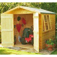 Shire 7ft x 7ft (2m x 2m) Alderney Double Door Shiplap Shed