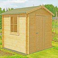 Shire 8ft x 8ft 2.39m x 2.39m Danbury Log Cabin