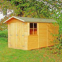 Shire 7ft x 13ft (2m x 4m) Jersey Budget Apex Shed