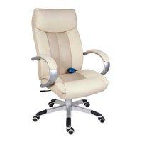 Shiatsu Massage Luxury Leather Chair Shiatsu Massage Luxury Leather Chair Cream