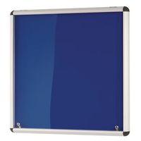 SHIELD TAMPERPROOF NOTICEBOARD ALUMINIUM FRAME / ROYAL BLUE H X W 120