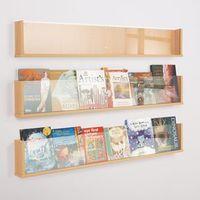 SHELF STYLE WALL MOUNTED DISPLAY - PACK OF 3