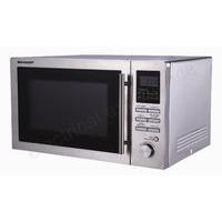 sharp r82stma freestanding combination microwave oven and grille stain ...