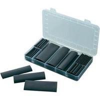 Shrink tubing-Set black Ø before/after shrinking: N/A/N/A N/A Black